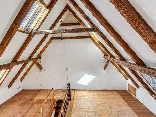 Blick von der Galerie ins DG