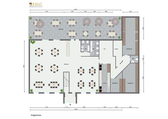 Grundriss Erdgeschoss Gasthaus