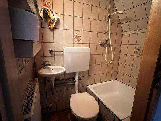 WC (2) und Dusche im UG