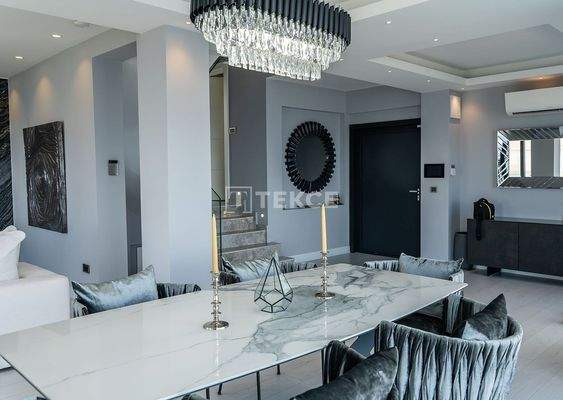 Marina and Sea View Villa in Bodrum with a Private Pool