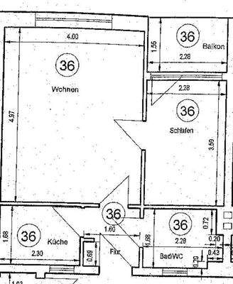 Grundriss WE36