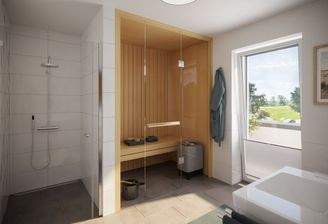 Wellnessbereich mit eigener Sauna