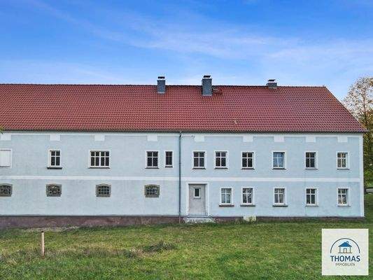 Hinteransicht Wohnhaus & Kuhstall 2