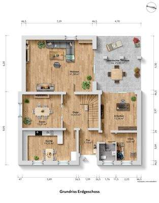 Grundriss Erdgeschoss