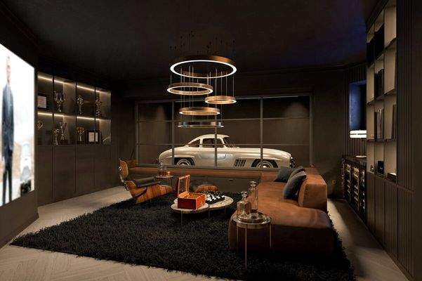 Visualisierung Herrenzimmer