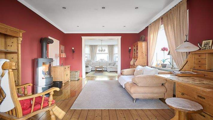 Blick in den großen Wohnbereich