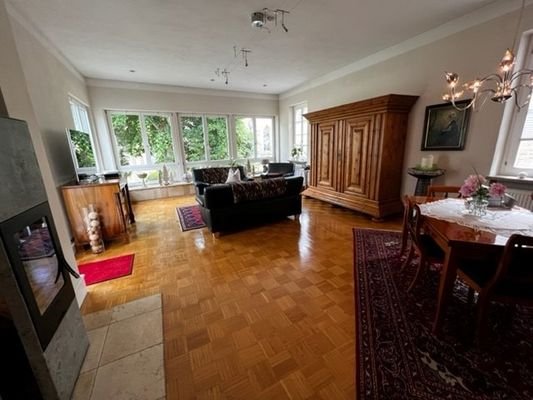 Wohn und Esszimmer Blick
