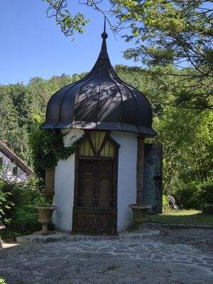 Eingang zur unteren Garage