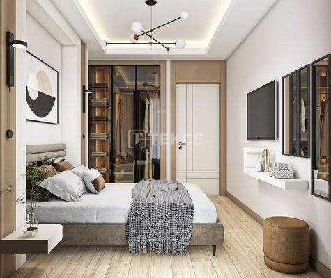 Flats in a Complex with Pool in Güzeloba, Antalya