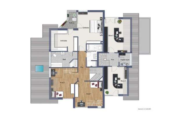 Grundriss Obergeschoss