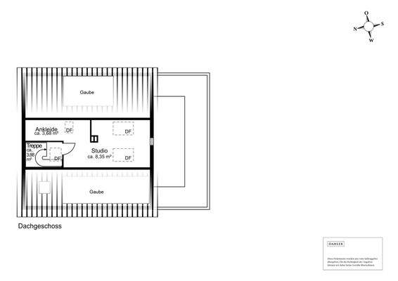 Grundriss Dachgeschoss