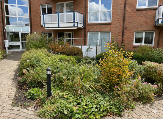 Außen Blick Richtung Osten