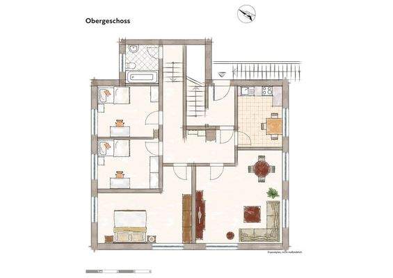 Grundriss Obergeschoss