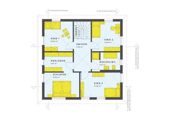 SUN 167 WD OG Grundriss