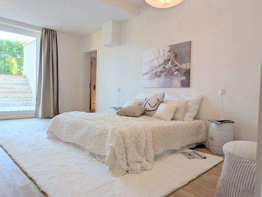 Detail Bett Master Schlafzimmer