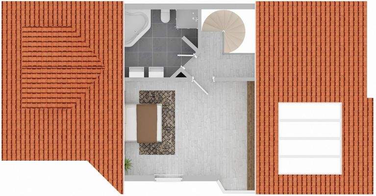 Illustrierter Grundriss 3. OG