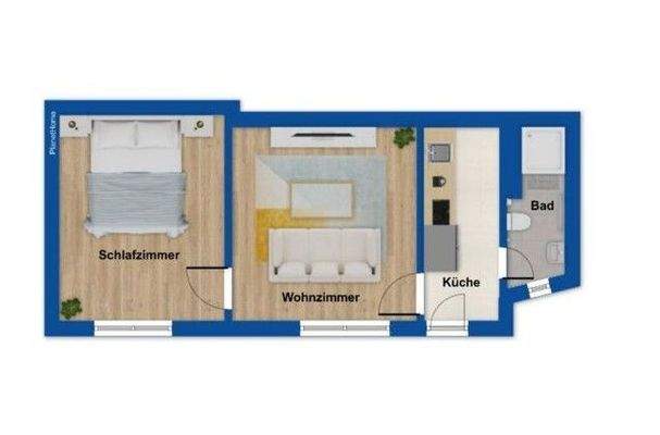 Grundriss EG Vorderhaus ELW