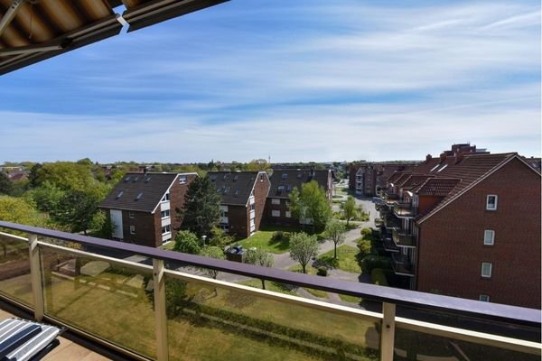 Blick vom Balkon