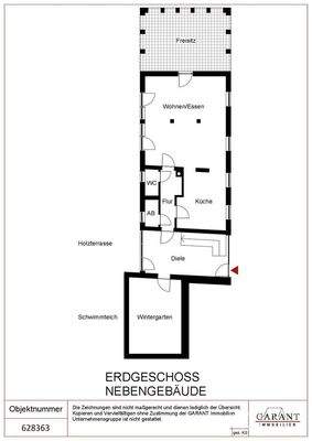 Erdgeschoss Nebengebäude