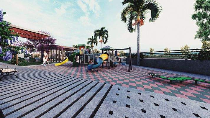 New Apartments in Mersin with a Pool and Modern Landscaping