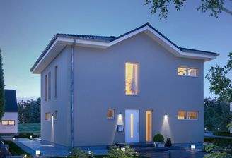 Modernes Einfamilienhaus mit großem Garten