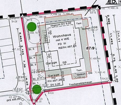 Lageplan MFH Nordhausen