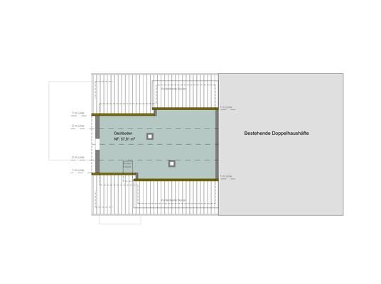 Grundriss Spitzboden