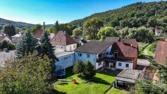 Luftbild Hausrückseite