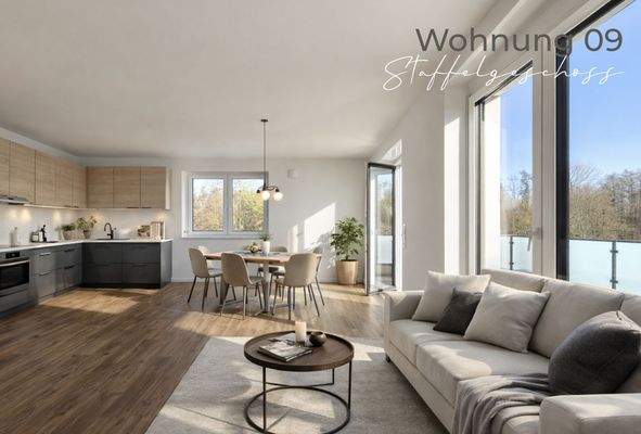 Wohnküche Beispiel WE 9 (KI) 