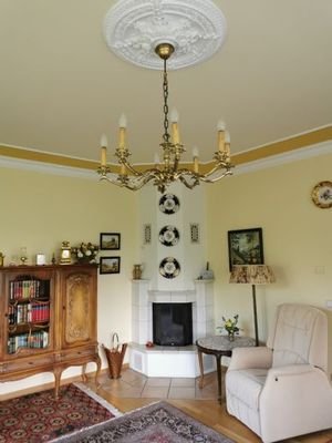 Kamin im Wohnzimmer