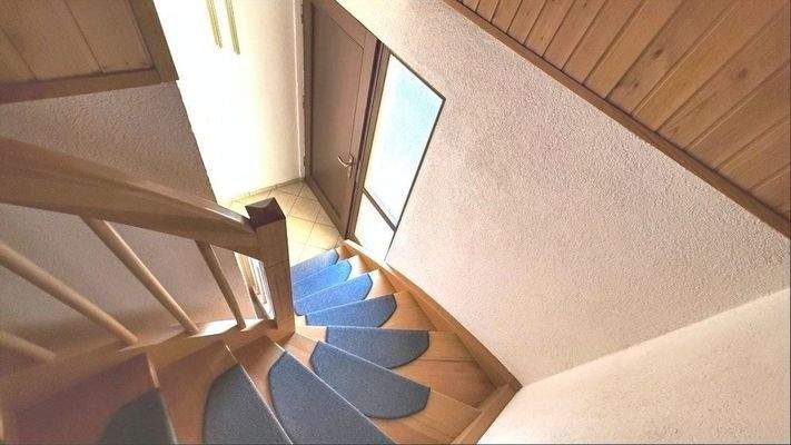 Foto-Treppe vom DG zum EG