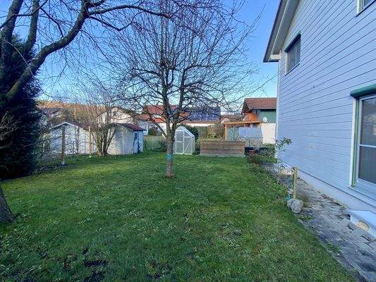 Garten auf der Westseite