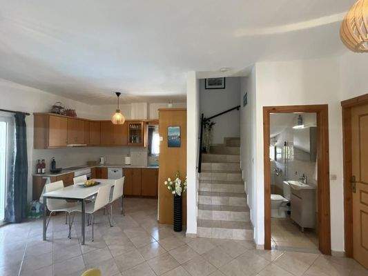 Kreta, Almyrida: Schönes 2-stöckiges Haus zum Verkauf in Almyrida