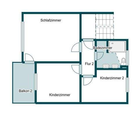 Grundriss Skizze 1.OG