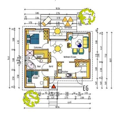 Erdgeschoss seitenverkehrt