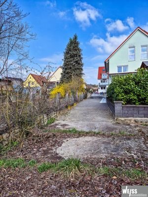 Zufahrt Baugrundstück 