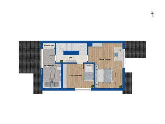 Grundriss Dachgeschoss 