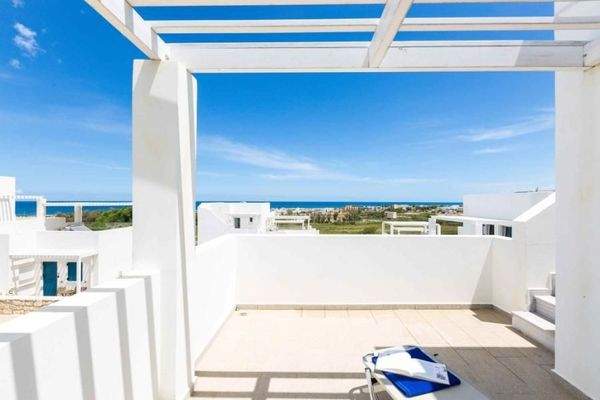 Kreta, Asprouliani: Schönes Haus in toller Anlage mit Meerblick zu verkaufen