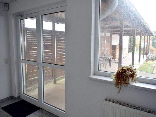 Unterer Gebäudezugang