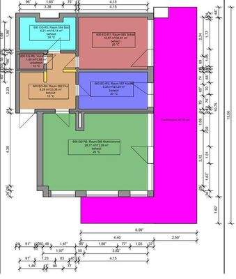 Grundriss 2. Obergeschoss alt