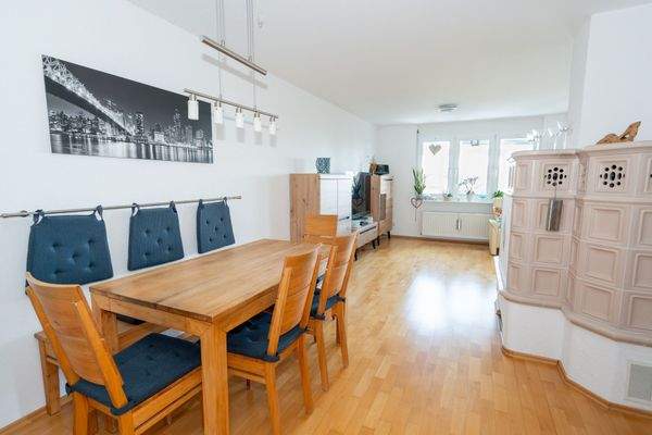 Essplatz offen zum Wohnzimmer