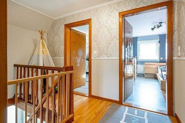 Blick auf die beiden Kinderzimmer