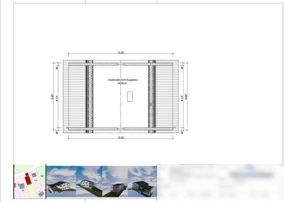 Grundriss Spitzboden