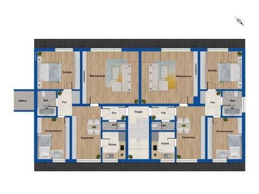 Grundriss Dachgeschoss