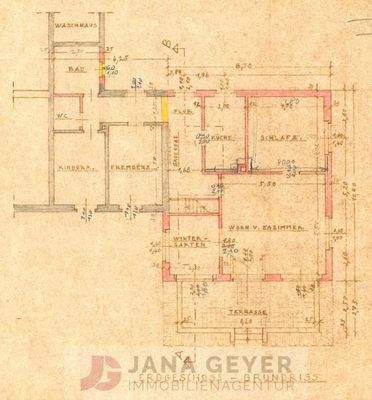 Grundriss Bungalow - Erdgeschoss