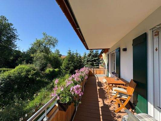 Ruhiger Südostbalkon