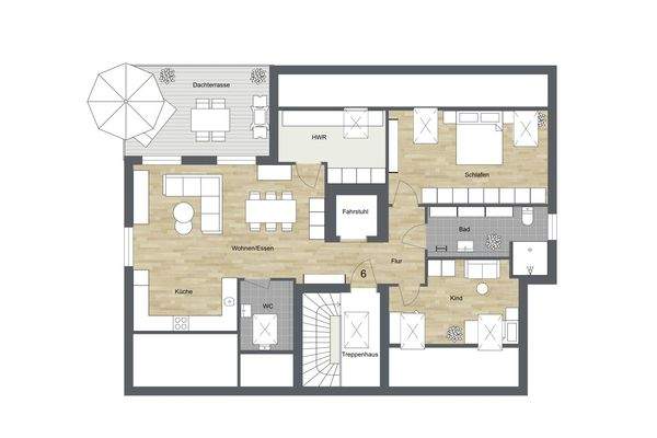 014 - Grundrissplan Dachgeschoss