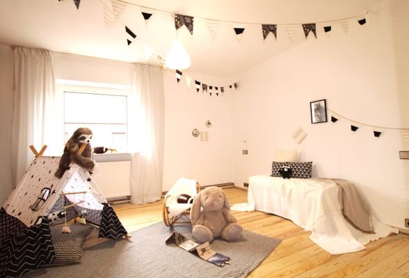 das Kinderzimmer im OG