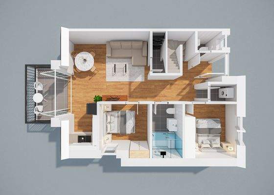 Grundriss Whg. 4 1. OG