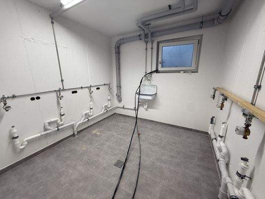 Waschmaschinenraum im Kellergeschoss